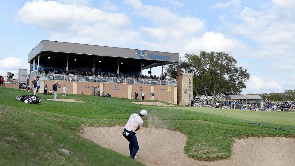 Cameron Tringale in action at the Valero Texas Open 